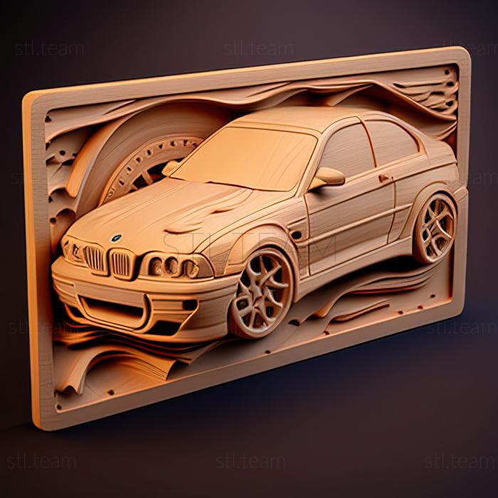 3D model BMW E46 (STL)
